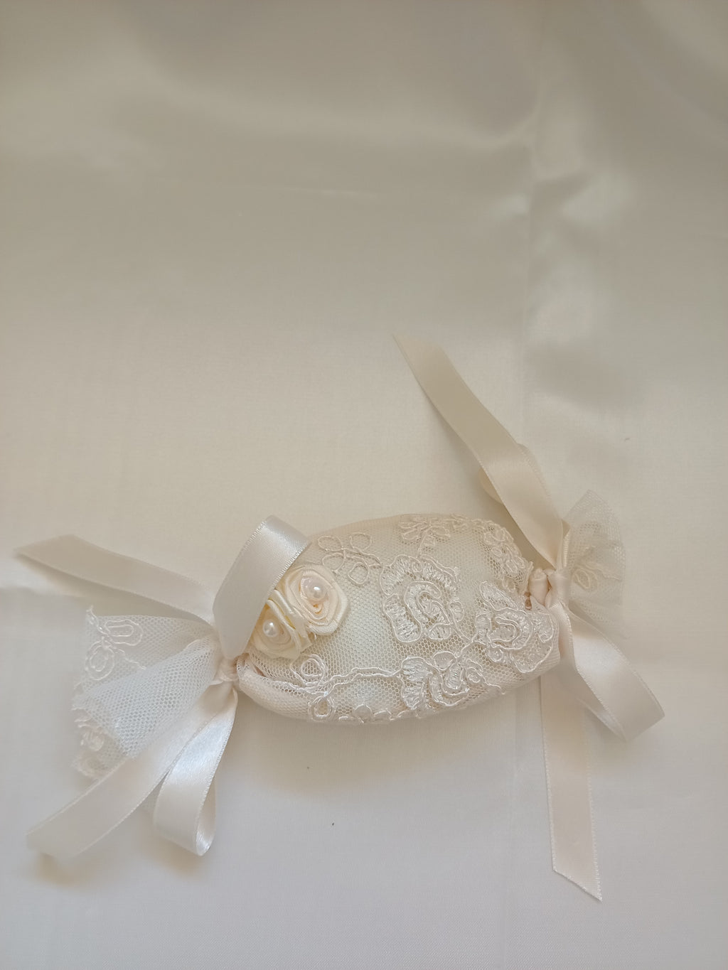 Saponetta a Caramella in Pizzo – Bomboniera Matrimonio Fatta a Mano
