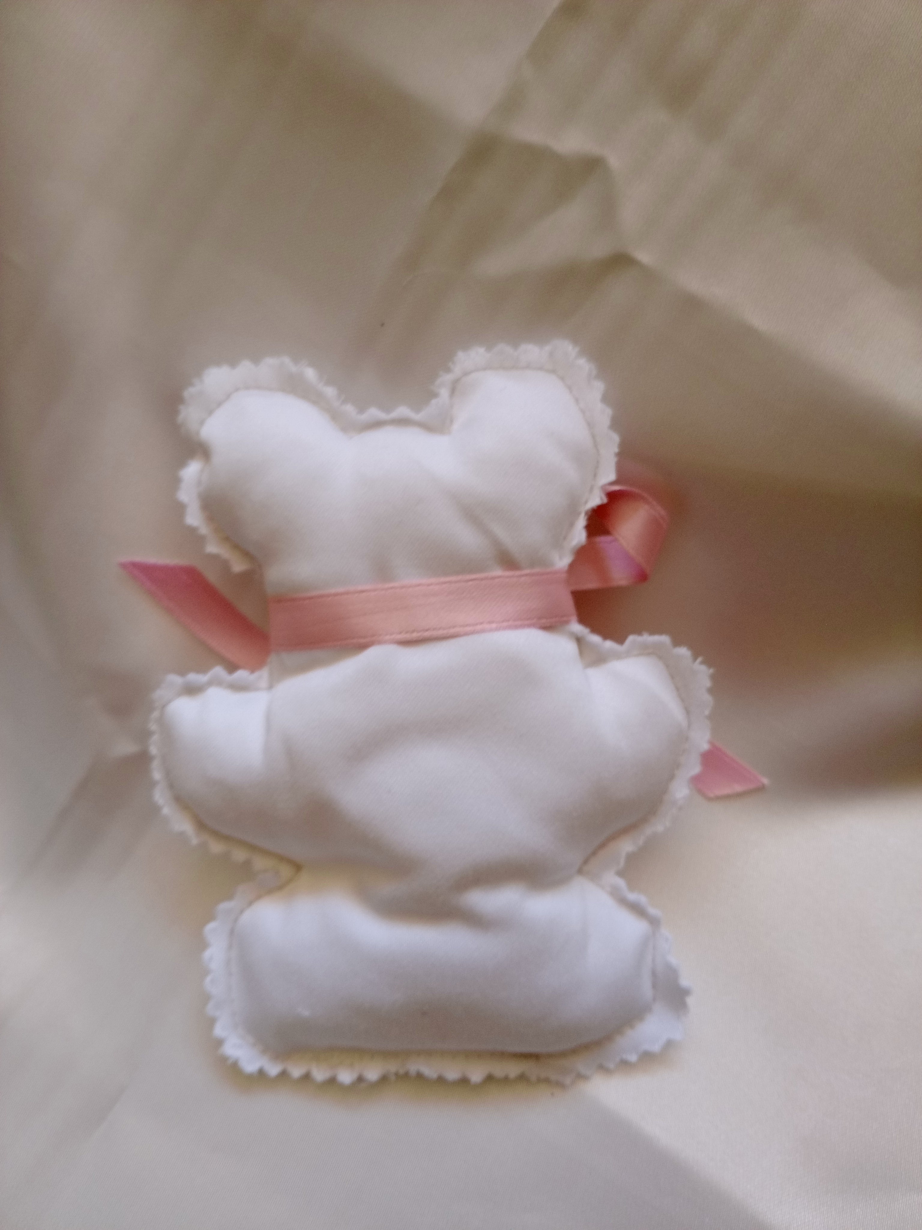 Orsetto in Cotone – Bomboniera e Segnaposto per Nascita, Battesimo e Baby Shower – Realizzato a Mano, Personalizzabile