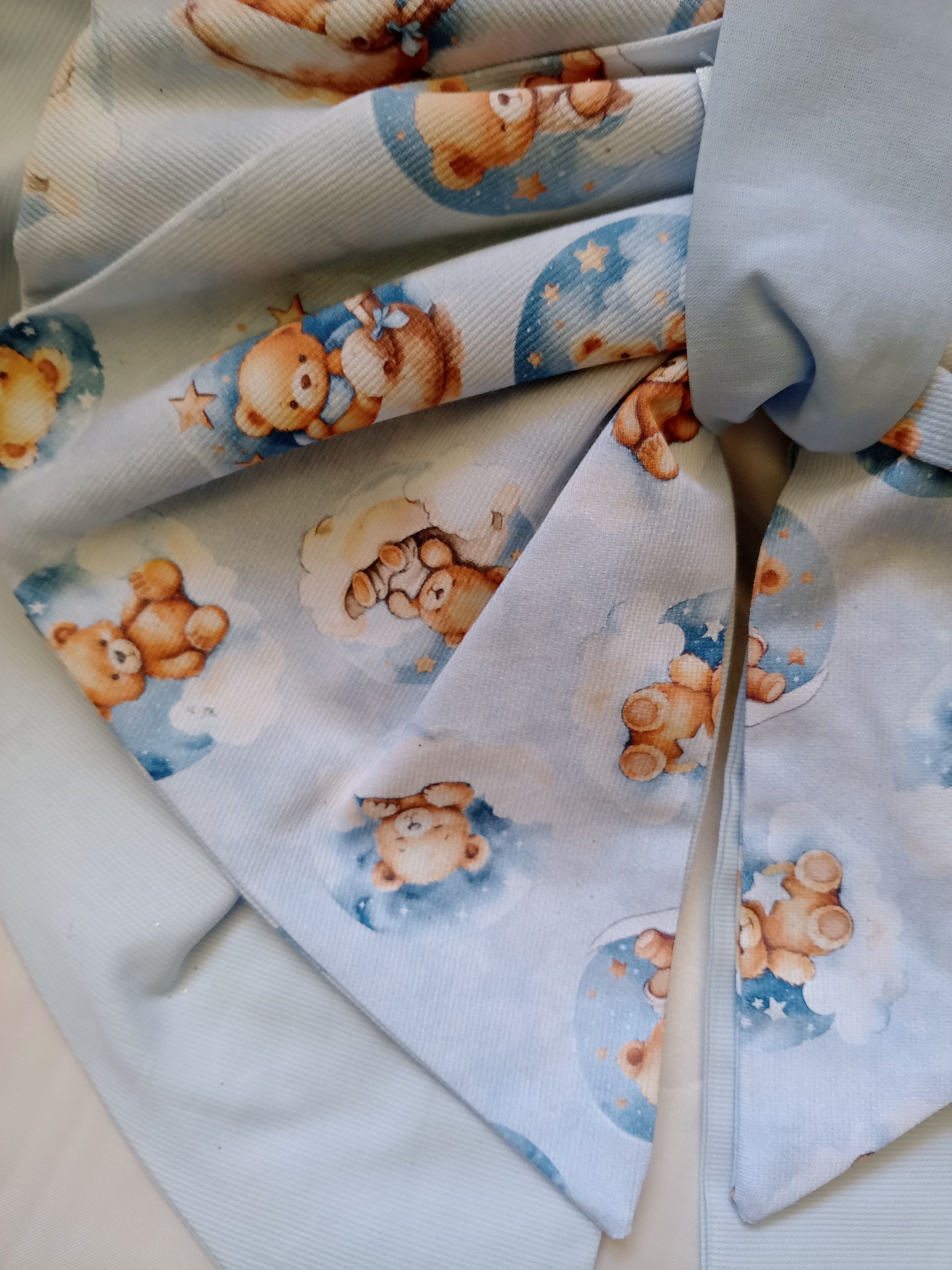 Fiocco Nascita in Cotone – Realizzato a Mano, Personalizzabile con Nome, Maschio e Femmina