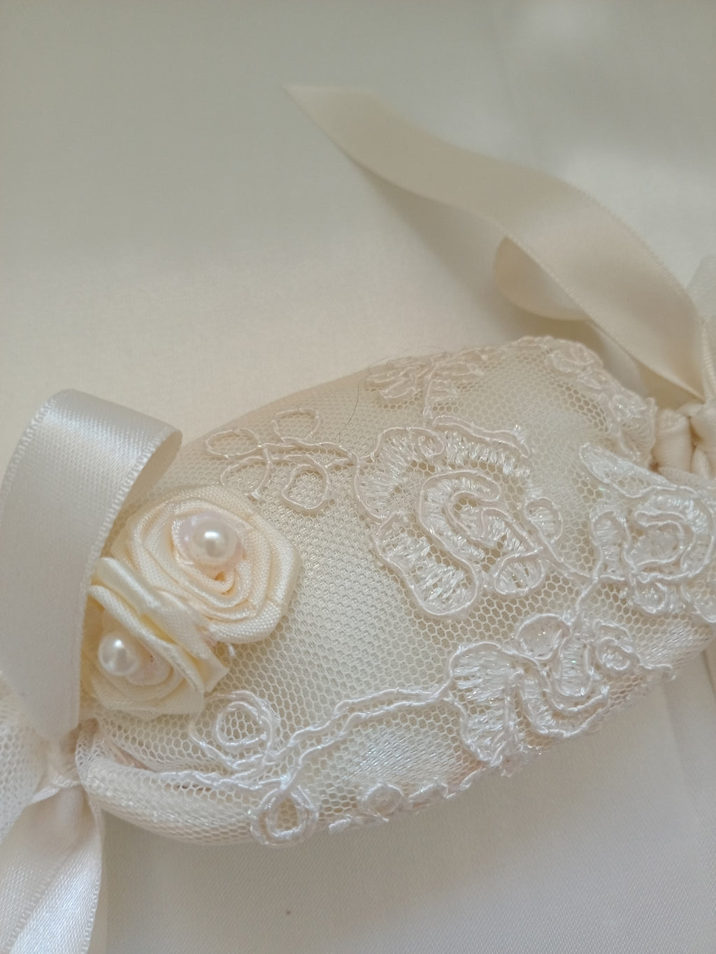 Saponetta a Caramella in Pizzo – Bomboniera Matrimonio Fatta a Mano