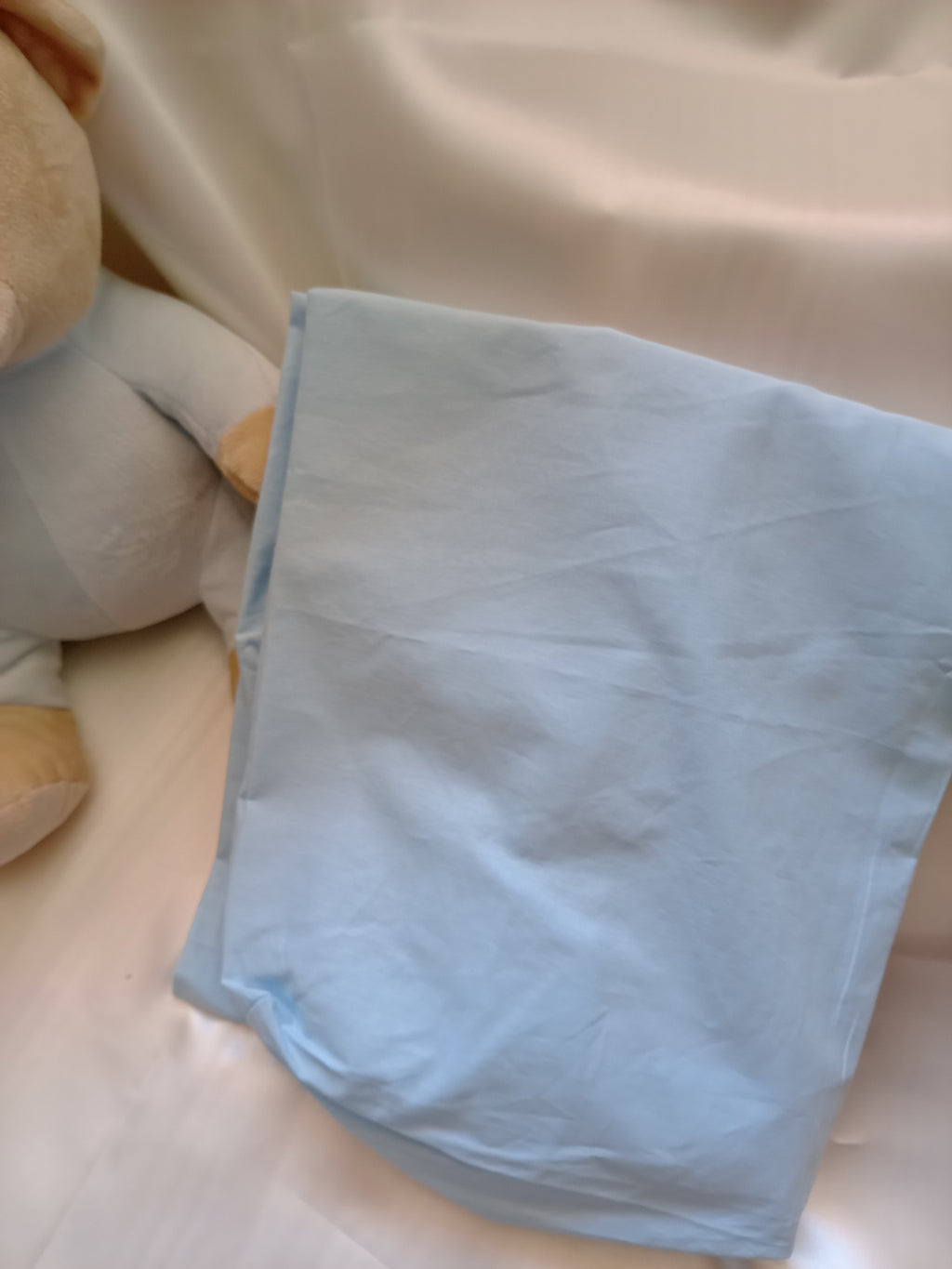 Set Coperta Lettino a Sacco con Lenzuolo in Cotone – Realizzato a Mano, Neonato, Personalizzabile