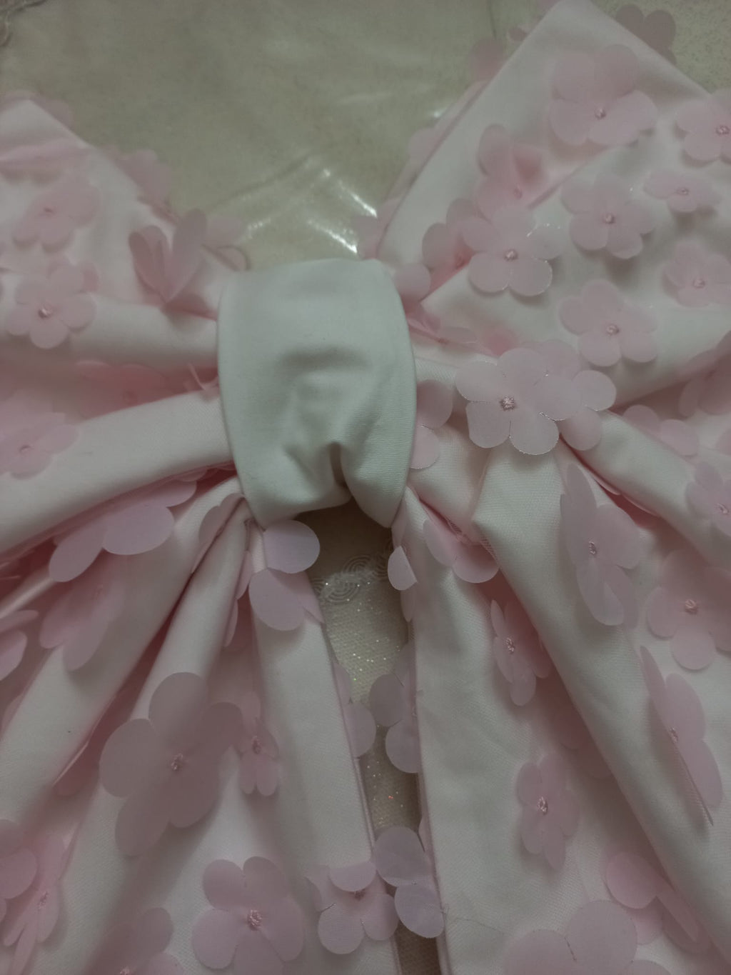 Fiocco Nascita Farfalla in Tulle Rosa – Fatto a Mano, Personalizzabile