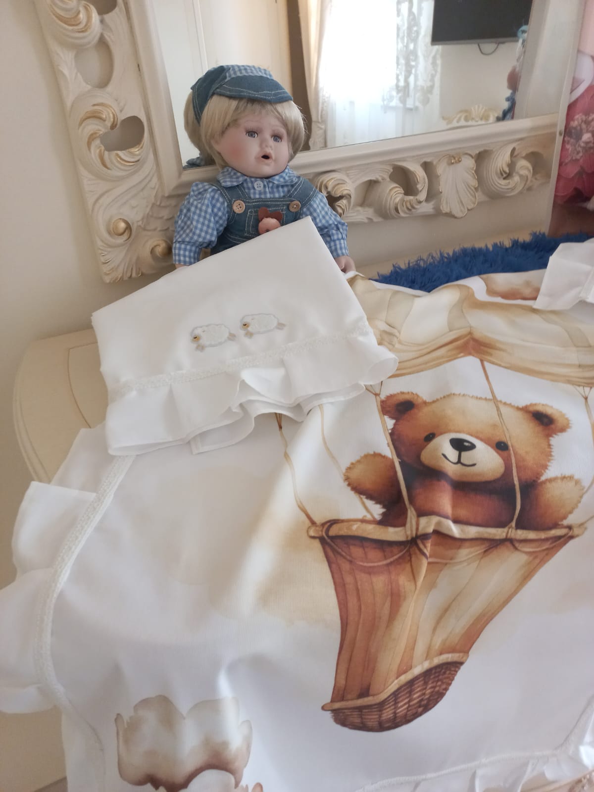 SET  DA CARROZZINA CON SET LENZUOLO