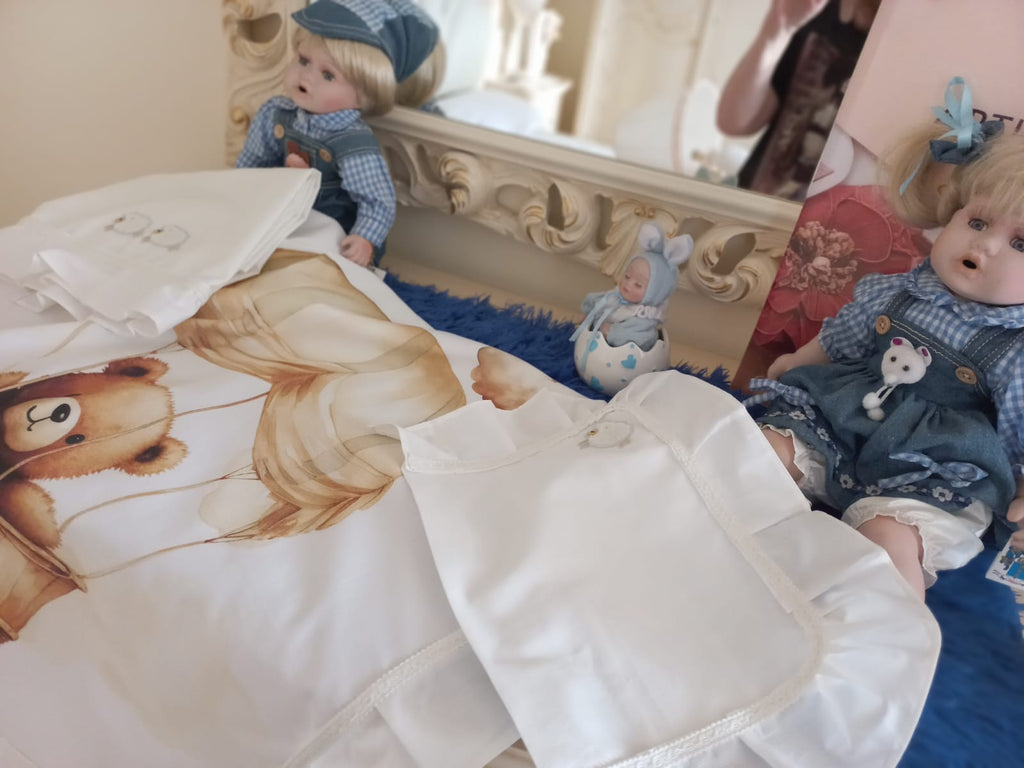 SET  DA CARROZZINA CON SET LENZUOLO