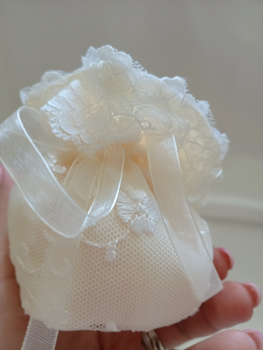 Sacchettino Panna – Portaconfetti, Portariso e Segnaposto per Matrimonio