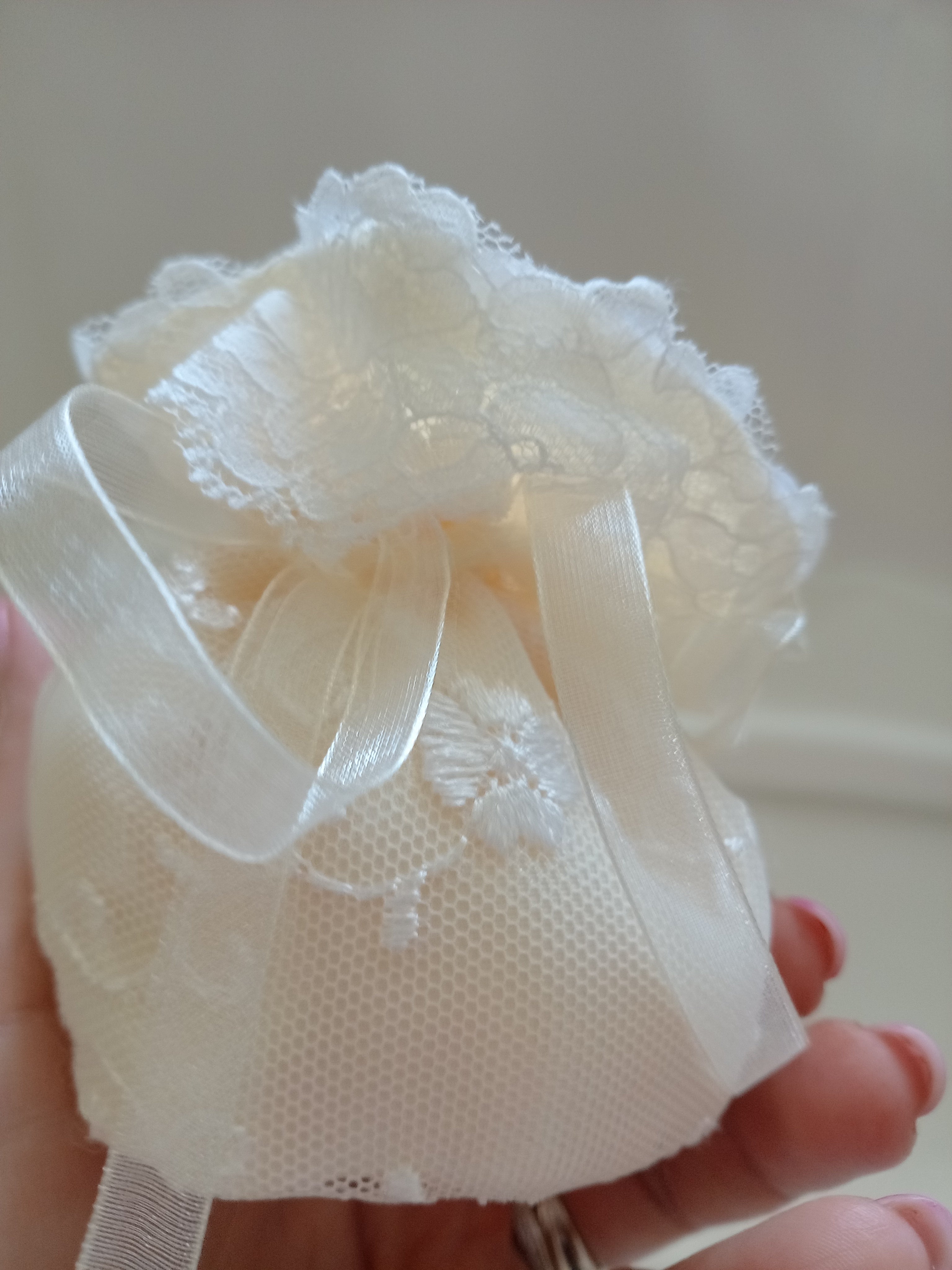 Sacchettino Panna – Portaconfetti, Portariso e Segnaposto per Matrimonio