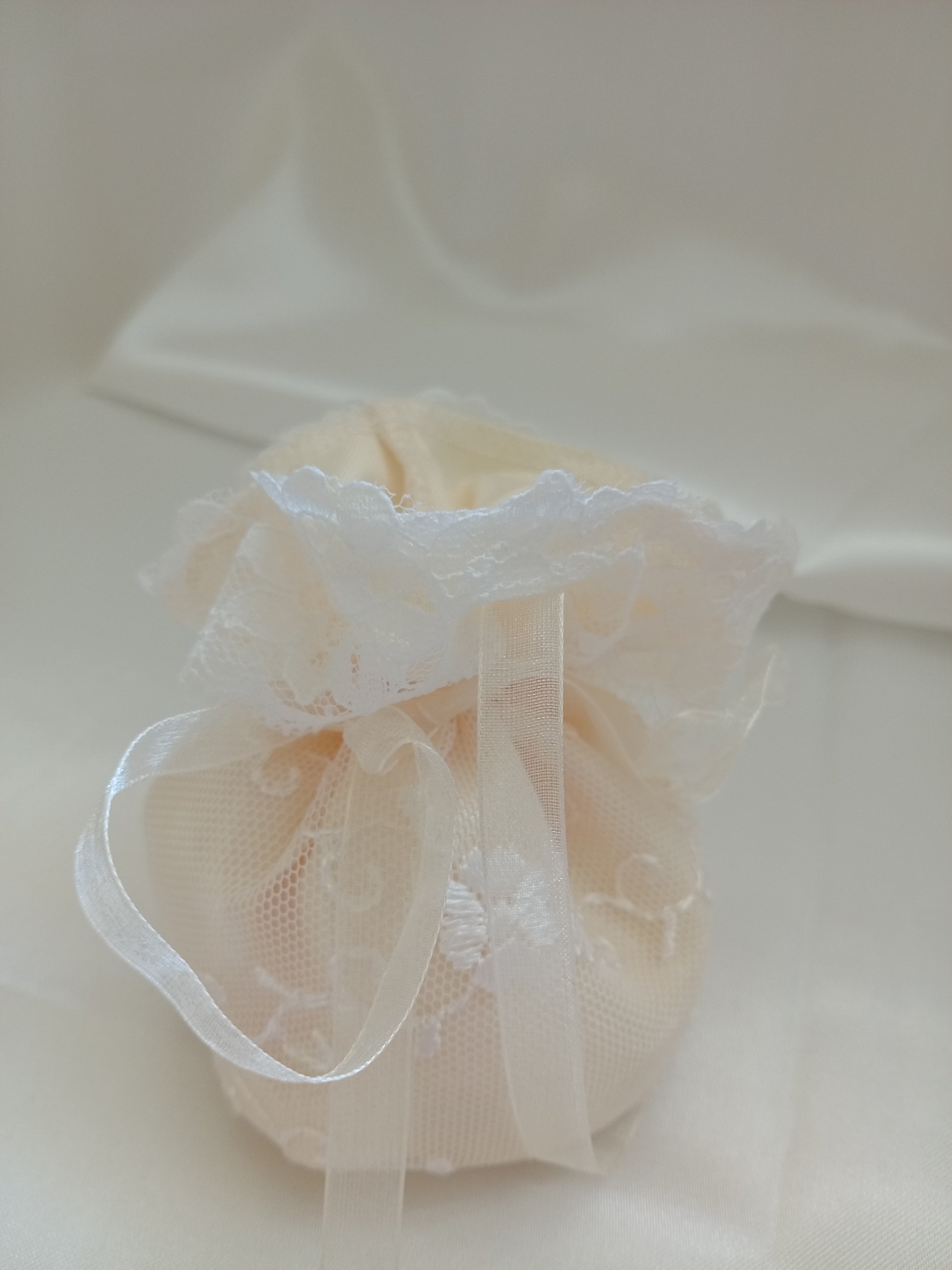 Sacchettino Panna – Portaconfetti, Portariso e Segnaposto per Matrimonio