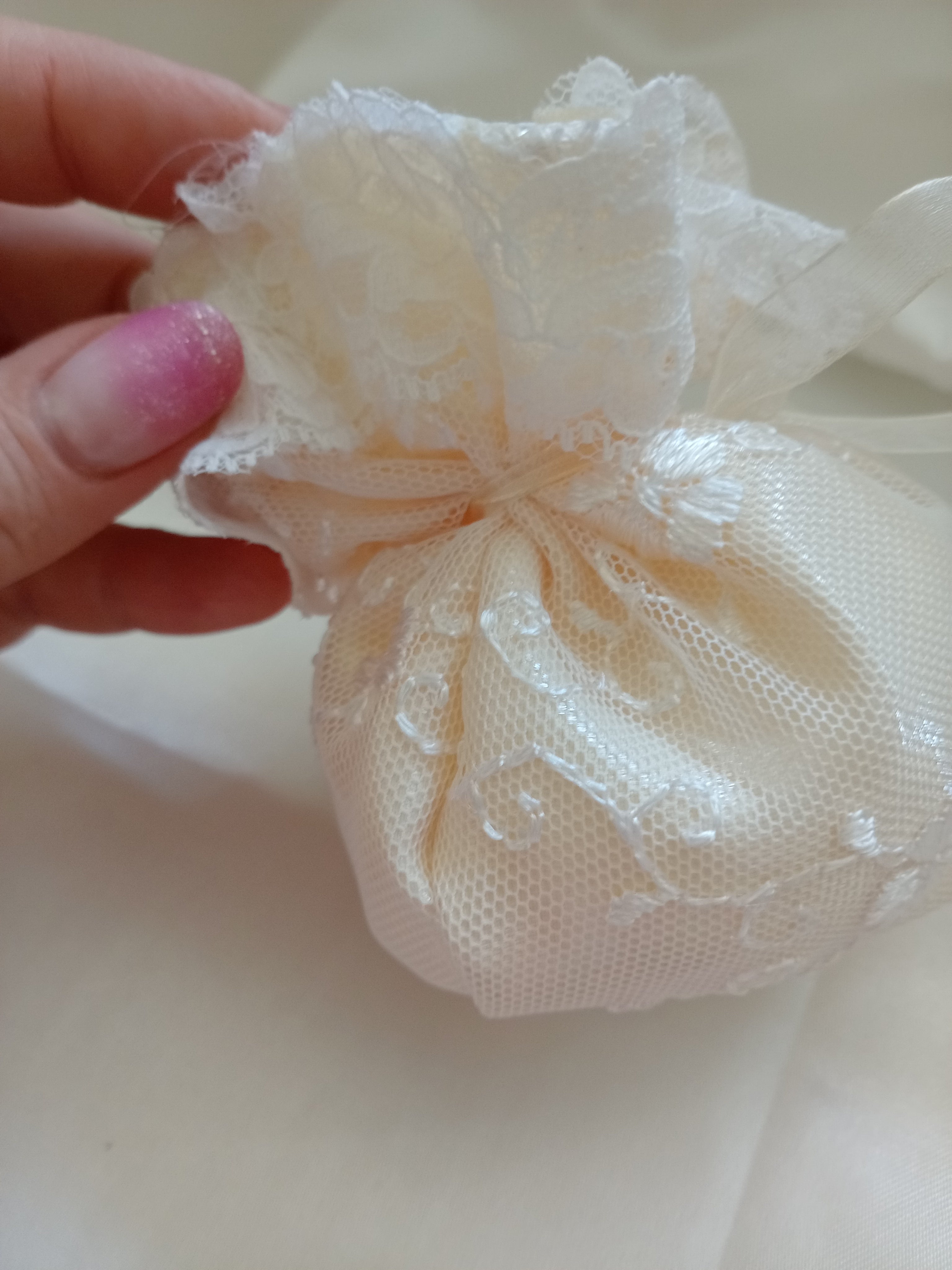 Sacchettino Panna – Portaconfetti, Portariso e Segnaposto per Matrimonio